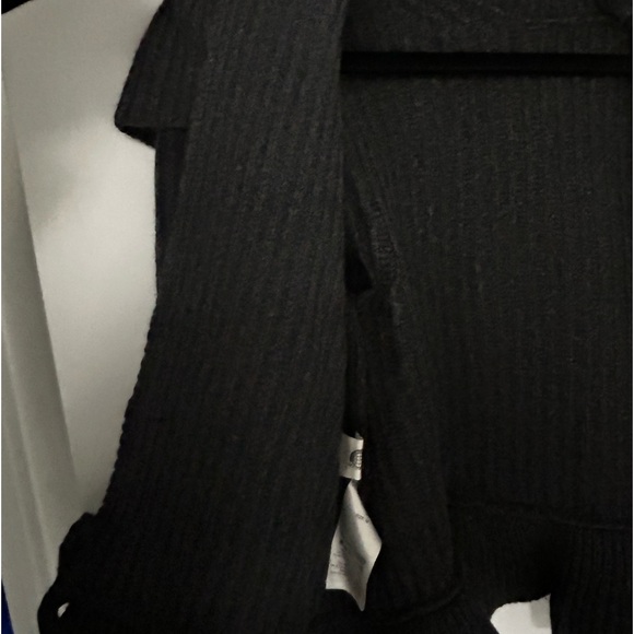 Ganni open-back ruffled ribbed wool-blend sweater - Picture 4 of 6